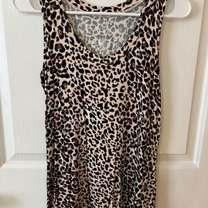 Chic Leopard Print Tank Top